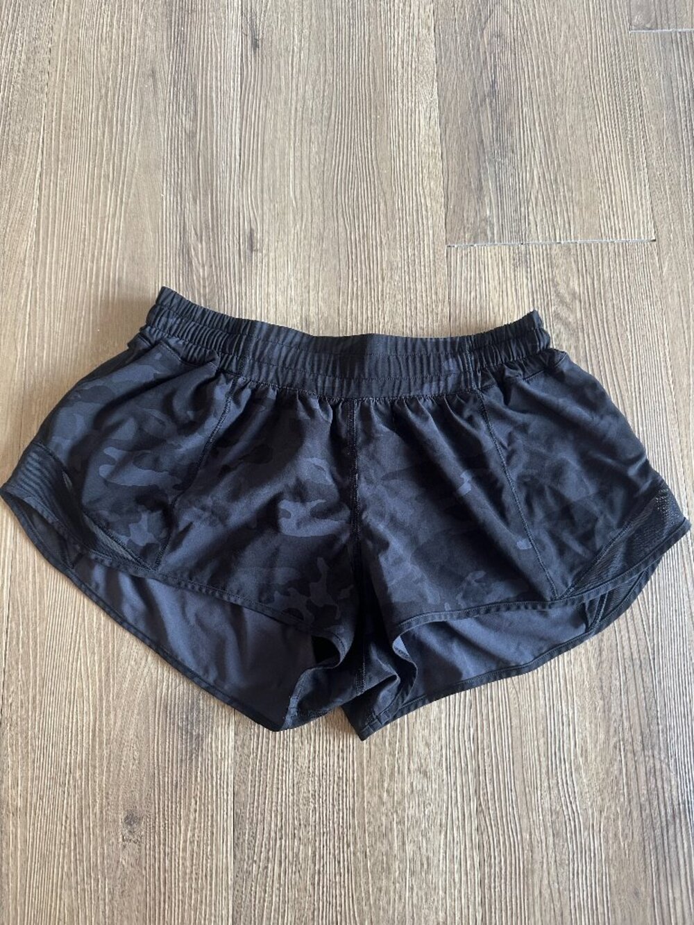 lululemon athletica Black Camo Athletic Shorts